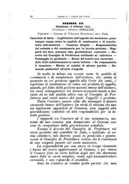 La giustizia amministrativa raccolta di decisioni e pareri del Consiglio di Stato, decisioni della Corte dei conti, sentenze della Cassazione di Roma, e decisioni delle Giunte provinciali amministrative