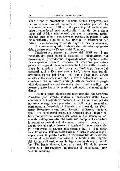 La giustizia amministrativa raccolta di decisioni e pareri del Consiglio di Stato, decisioni della Corte dei conti, sentenze della Cassazione di Roma, e decisioni delle Giunte provinciali amministrative