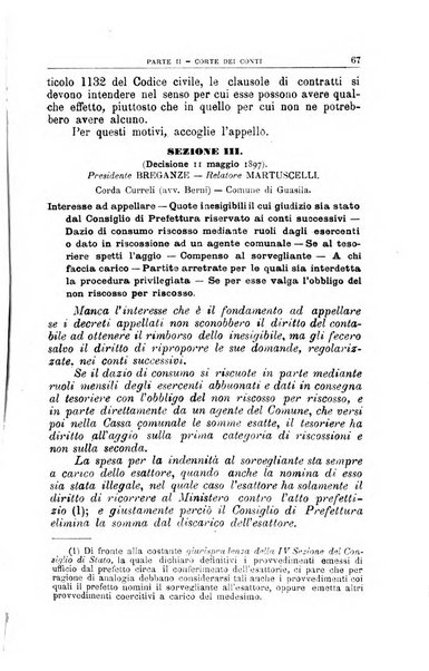 La giustizia amministrativa raccolta di decisioni e pareri del Consiglio di Stato, decisioni della Corte dei conti, sentenze della Cassazione di Roma, e decisioni delle Giunte provinciali amministrative