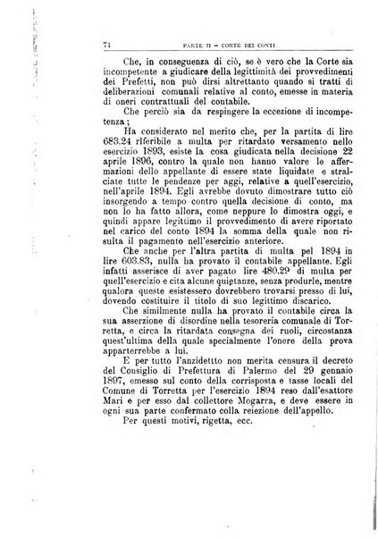 La giustizia amministrativa raccolta di decisioni e pareri del Consiglio di Stato, decisioni della Corte dei conti, sentenze della Cassazione di Roma, e decisioni delle Giunte provinciali amministrative