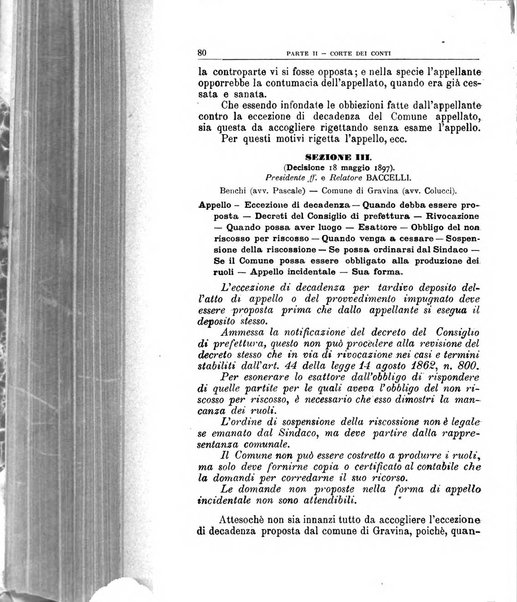 La giustizia amministrativa raccolta di decisioni e pareri del Consiglio di Stato, decisioni della Corte dei conti, sentenze della Cassazione di Roma, e decisioni delle Giunte provinciali amministrative