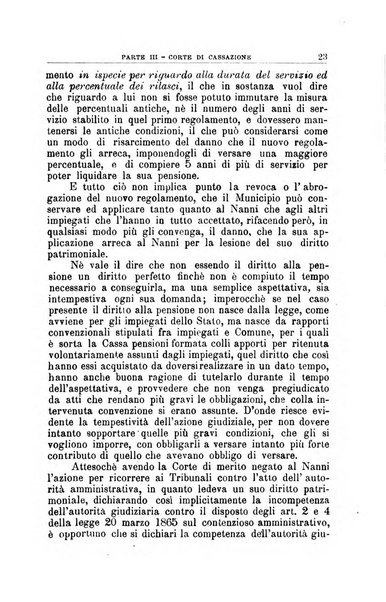 La giustizia amministrativa raccolta di decisioni e pareri del Consiglio di Stato, decisioni della Corte dei conti, sentenze della Cassazione di Roma, e decisioni delle Giunte provinciali amministrative