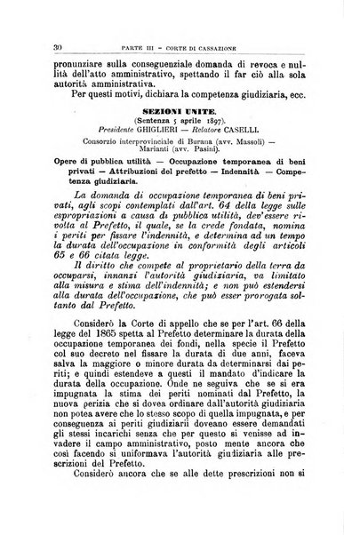 La giustizia amministrativa raccolta di decisioni e pareri del Consiglio di Stato, decisioni della Corte dei conti, sentenze della Cassazione di Roma, e decisioni delle Giunte provinciali amministrative