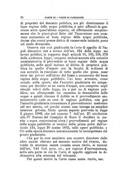 La giustizia amministrativa raccolta di decisioni e pareri del Consiglio di Stato, decisioni della Corte dei conti, sentenze della Cassazione di Roma, e decisioni delle Giunte provinciali amministrative