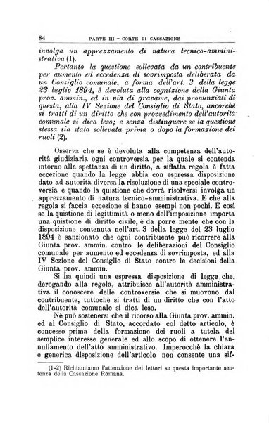 La giustizia amministrativa raccolta di decisioni e pareri del Consiglio di Stato, decisioni della Corte dei conti, sentenze della Cassazione di Roma, e decisioni delle Giunte provinciali amministrative