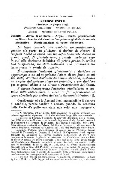 La giustizia amministrativa raccolta di decisioni e pareri del Consiglio di Stato, decisioni della Corte dei conti, sentenze della Cassazione di Roma, e decisioni delle Giunte provinciali amministrative