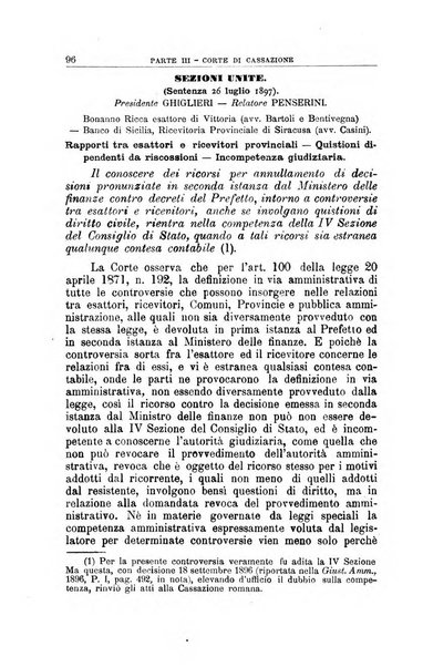 La giustizia amministrativa raccolta di decisioni e pareri del Consiglio di Stato, decisioni della Corte dei conti, sentenze della Cassazione di Roma, e decisioni delle Giunte provinciali amministrative