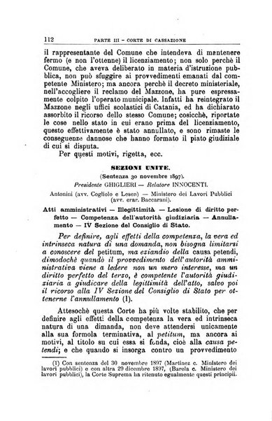 La giustizia amministrativa raccolta di decisioni e pareri del Consiglio di Stato, decisioni della Corte dei conti, sentenze della Cassazione di Roma, e decisioni delle Giunte provinciali amministrative