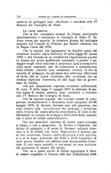 La giustizia amministrativa raccolta di decisioni e pareri del Consiglio di Stato, decisioni della Corte dei conti, sentenze della Cassazione di Roma, e decisioni delle Giunte provinciali amministrative