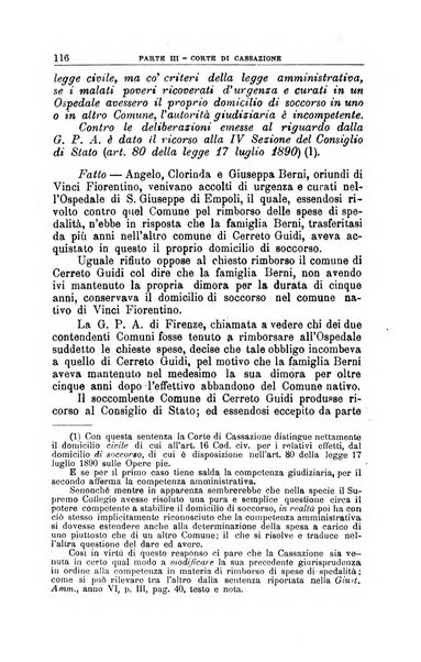 La giustizia amministrativa raccolta di decisioni e pareri del Consiglio di Stato, decisioni della Corte dei conti, sentenze della Cassazione di Roma, e decisioni delle Giunte provinciali amministrative