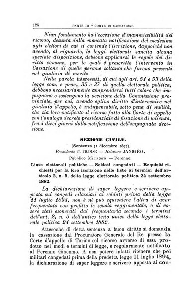 La giustizia amministrativa raccolta di decisioni e pareri del Consiglio di Stato, decisioni della Corte dei conti, sentenze della Cassazione di Roma, e decisioni delle Giunte provinciali amministrative