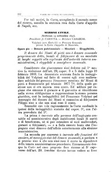 La giustizia amministrativa raccolta di decisioni e pareri del Consiglio di Stato, decisioni della Corte dei conti, sentenze della Cassazione di Roma, e decisioni delle Giunte provinciali amministrative