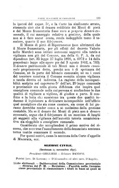 La giustizia amministrativa raccolta di decisioni e pareri del Consiglio di Stato, decisioni della Corte dei conti, sentenze della Cassazione di Roma, e decisioni delle Giunte provinciali amministrative