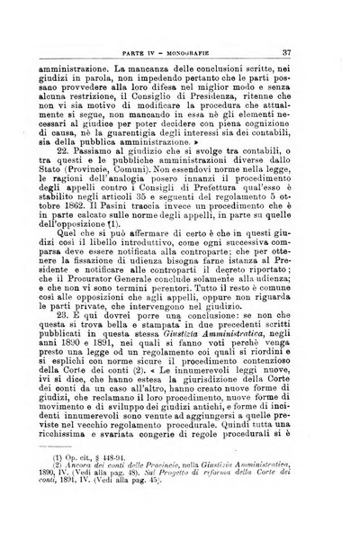 La giustizia amministrativa raccolta di decisioni e pareri del Consiglio di Stato, decisioni della Corte dei conti, sentenze della Cassazione di Roma, e decisioni delle Giunte provinciali amministrative