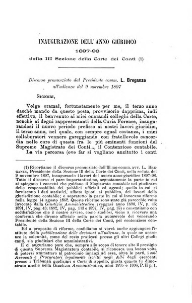 La giustizia amministrativa raccolta di decisioni e pareri del Consiglio di Stato, decisioni della Corte dei conti, sentenze della Cassazione di Roma, e decisioni delle Giunte provinciali amministrative