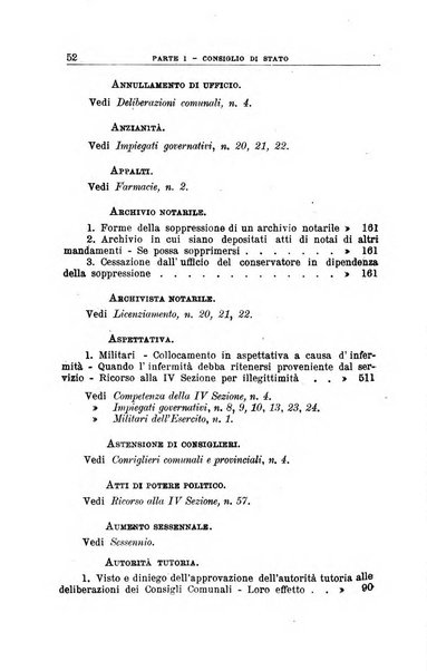 La giustizia amministrativa raccolta di decisioni e pareri del Consiglio di Stato, decisioni della Corte dei conti, sentenze della Cassazione di Roma, e decisioni delle Giunte provinciali amministrative