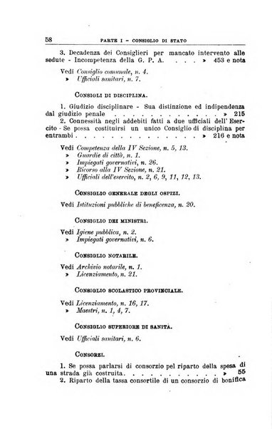 La giustizia amministrativa raccolta di decisioni e pareri del Consiglio di Stato, decisioni della Corte dei conti, sentenze della Cassazione di Roma, e decisioni delle Giunte provinciali amministrative