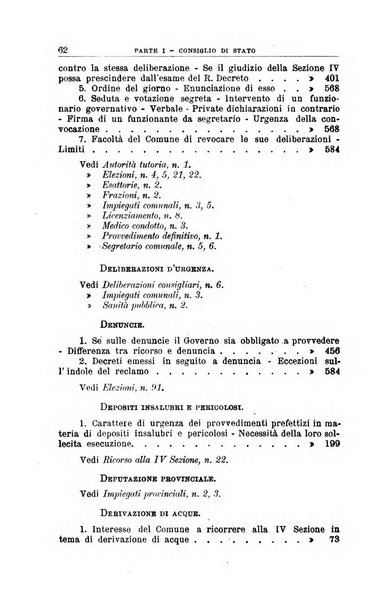 La giustizia amministrativa raccolta di decisioni e pareri del Consiglio di Stato, decisioni della Corte dei conti, sentenze della Cassazione di Roma, e decisioni delle Giunte provinciali amministrative