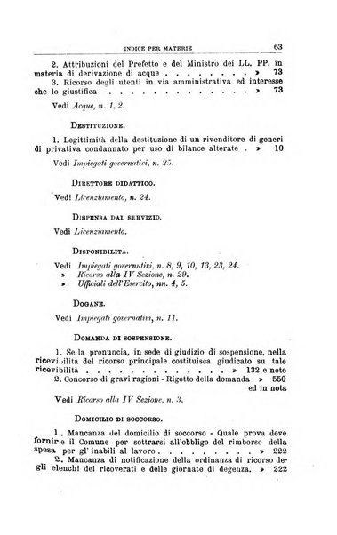 La giustizia amministrativa raccolta di decisioni e pareri del Consiglio di Stato, decisioni della Corte dei conti, sentenze della Cassazione di Roma, e decisioni delle Giunte provinciali amministrative