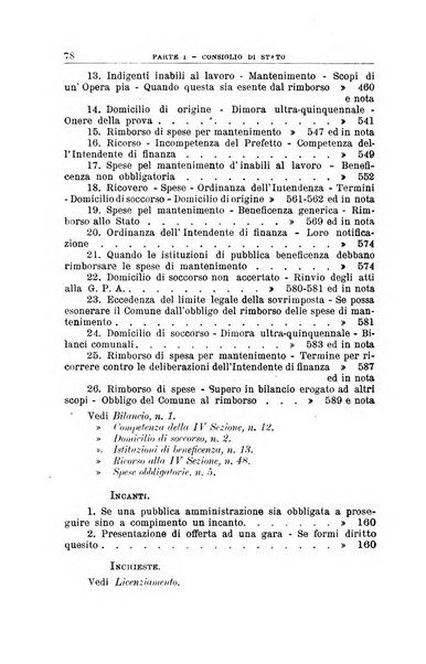 La giustizia amministrativa raccolta di decisioni e pareri del Consiglio di Stato, decisioni della Corte dei conti, sentenze della Cassazione di Roma, e decisioni delle Giunte provinciali amministrative