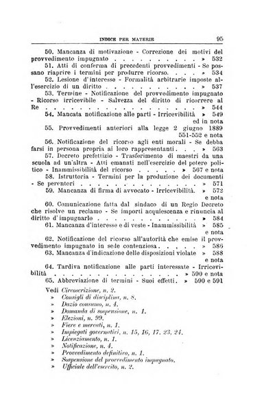 La giustizia amministrativa raccolta di decisioni e pareri del Consiglio di Stato, decisioni della Corte dei conti, sentenze della Cassazione di Roma, e decisioni delle Giunte provinciali amministrative