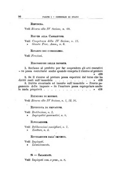 La giustizia amministrativa raccolta di decisioni e pareri del Consiglio di Stato, decisioni della Corte dei conti, sentenze della Cassazione di Roma, e decisioni delle Giunte provinciali amministrative