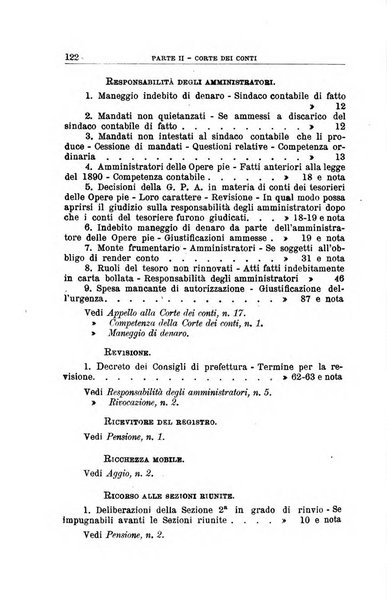 La giustizia amministrativa raccolta di decisioni e pareri del Consiglio di Stato, decisioni della Corte dei conti, sentenze della Cassazione di Roma, e decisioni delle Giunte provinciali amministrative