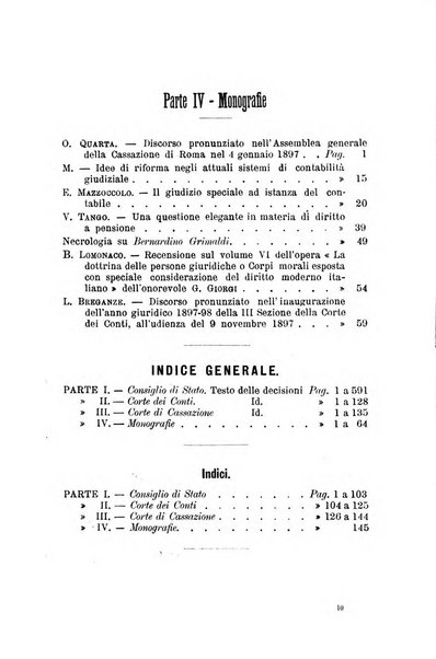 La giustizia amministrativa raccolta di decisioni e pareri del Consiglio di Stato, decisioni della Corte dei conti, sentenze della Cassazione di Roma, e decisioni delle Giunte provinciali amministrative