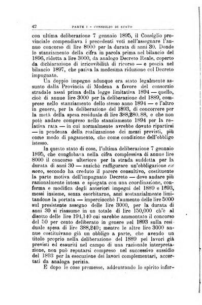 La giustizia amministrativa raccolta di decisioni e pareri del Consiglio di Stato, decisioni della Corte dei conti, sentenze della Cassazione di Roma, e decisioni delle Giunte provinciali amministrative