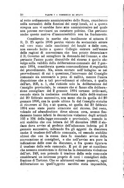 La giustizia amministrativa raccolta di decisioni e pareri del Consiglio di Stato, decisioni della Corte dei conti, sentenze della Cassazione di Roma, e decisioni delle Giunte provinciali amministrative