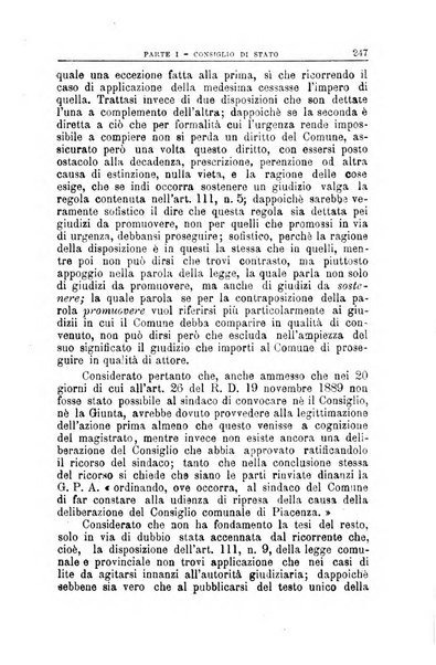 La giustizia amministrativa raccolta di decisioni e pareri del Consiglio di Stato, decisioni della Corte dei conti, sentenze della Cassazione di Roma, e decisioni delle Giunte provinciali amministrative