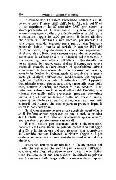 La giustizia amministrativa raccolta di decisioni e pareri del Consiglio di Stato, decisioni della Corte dei conti, sentenze della Cassazione di Roma, e decisioni delle Giunte provinciali amministrative