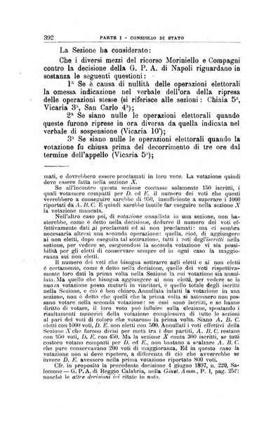 La giustizia amministrativa raccolta di decisioni e pareri del Consiglio di Stato, decisioni della Corte dei conti, sentenze della Cassazione di Roma, e decisioni delle Giunte provinciali amministrative