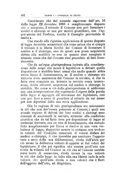 La giustizia amministrativa raccolta di decisioni e pareri del Consiglio di Stato, decisioni della Corte dei conti, sentenze della Cassazione di Roma, e decisioni delle Giunte provinciali amministrative