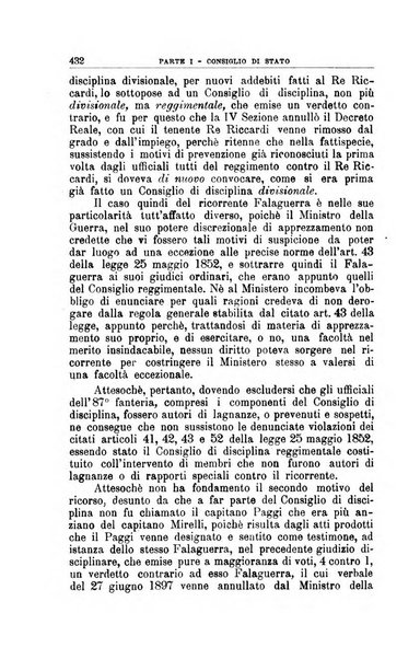 La giustizia amministrativa raccolta di decisioni e pareri del Consiglio di Stato, decisioni della Corte dei conti, sentenze della Cassazione di Roma, e decisioni delle Giunte provinciali amministrative