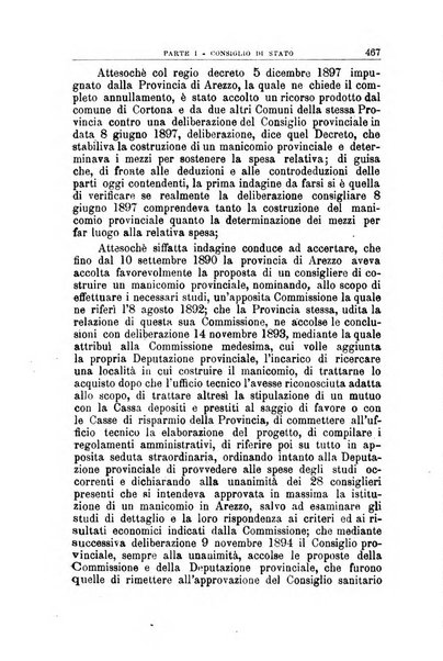 La giustizia amministrativa raccolta di decisioni e pareri del Consiglio di Stato, decisioni della Corte dei conti, sentenze della Cassazione di Roma, e decisioni delle Giunte provinciali amministrative