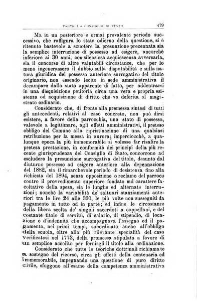 La giustizia amministrativa raccolta di decisioni e pareri del Consiglio di Stato, decisioni della Corte dei conti, sentenze della Cassazione di Roma, e decisioni delle Giunte provinciali amministrative