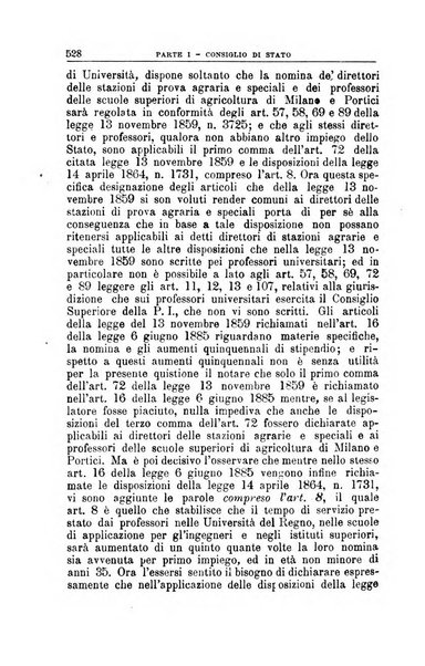 La giustizia amministrativa raccolta di decisioni e pareri del Consiglio di Stato, decisioni della Corte dei conti, sentenze della Cassazione di Roma, e decisioni delle Giunte provinciali amministrative