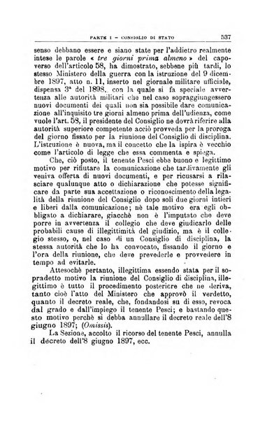 La giustizia amministrativa raccolta di decisioni e pareri del Consiglio di Stato, decisioni della Corte dei conti, sentenze della Cassazione di Roma, e decisioni delle Giunte provinciali amministrative