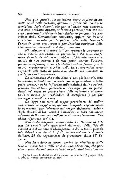 La giustizia amministrativa raccolta di decisioni e pareri del Consiglio di Stato, decisioni della Corte dei conti, sentenze della Cassazione di Roma, e decisioni delle Giunte provinciali amministrative