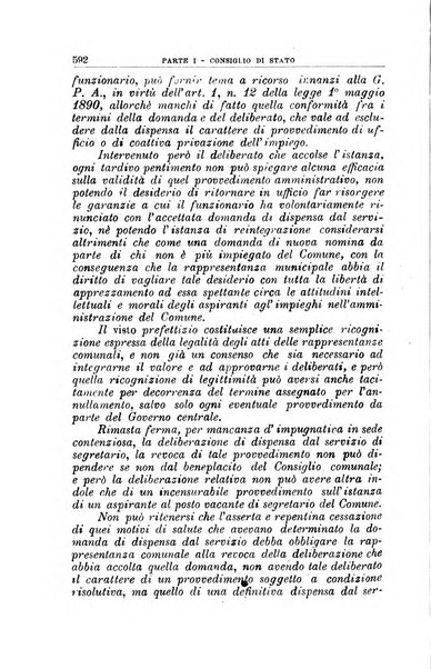 La giustizia amministrativa raccolta di decisioni e pareri del Consiglio di Stato, decisioni della Corte dei conti, sentenze della Cassazione di Roma, e decisioni delle Giunte provinciali amministrative