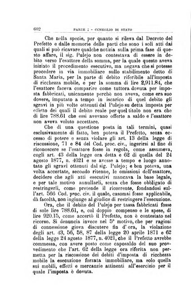 La giustizia amministrativa raccolta di decisioni e pareri del Consiglio di Stato, decisioni della Corte dei conti, sentenze della Cassazione di Roma, e decisioni delle Giunte provinciali amministrative