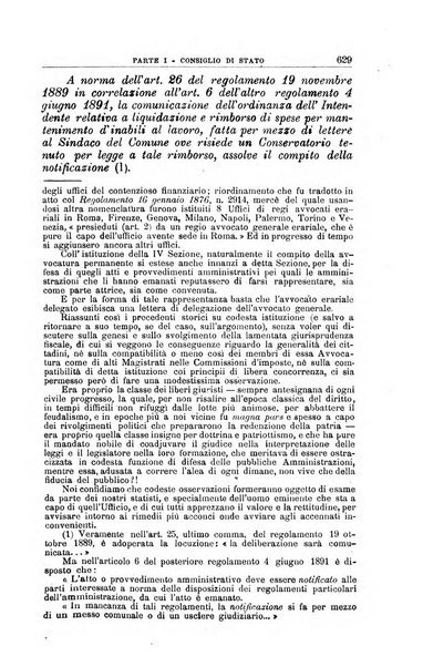 La giustizia amministrativa raccolta di decisioni e pareri del Consiglio di Stato, decisioni della Corte dei conti, sentenze della Cassazione di Roma, e decisioni delle Giunte provinciali amministrative