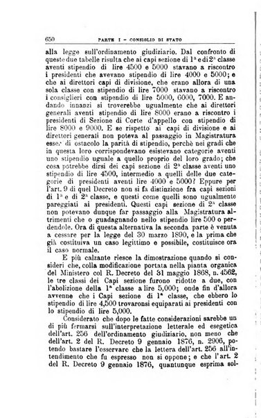 La giustizia amministrativa raccolta di decisioni e pareri del Consiglio di Stato, decisioni della Corte dei conti, sentenze della Cassazione di Roma, e decisioni delle Giunte provinciali amministrative