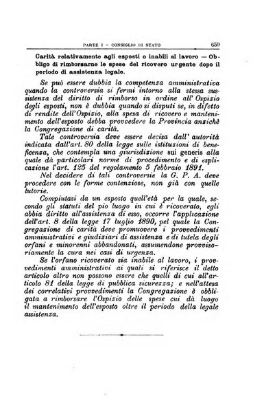 La giustizia amministrativa raccolta di decisioni e pareri del Consiglio di Stato, decisioni della Corte dei conti, sentenze della Cassazione di Roma, e decisioni delle Giunte provinciali amministrative