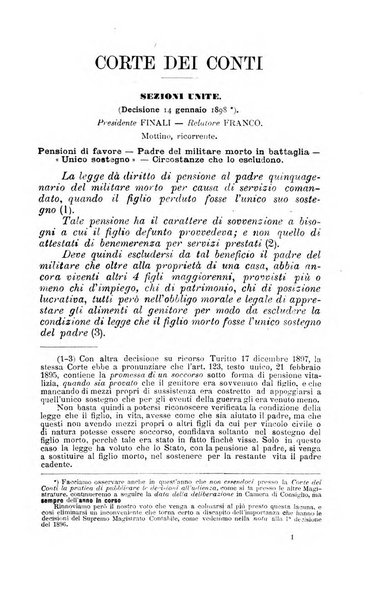 La giustizia amministrativa raccolta di decisioni e pareri del Consiglio di Stato, decisioni della Corte dei conti, sentenze della Cassazione di Roma, e decisioni delle Giunte provinciali amministrative