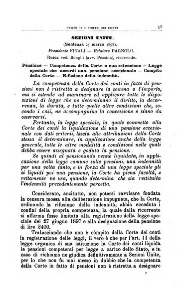 La giustizia amministrativa raccolta di decisioni e pareri del Consiglio di Stato, decisioni della Corte dei conti, sentenze della Cassazione di Roma, e decisioni delle Giunte provinciali amministrative