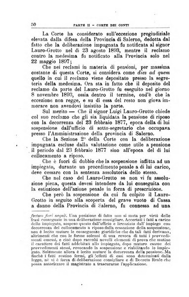 La giustizia amministrativa raccolta di decisioni e pareri del Consiglio di Stato, decisioni della Corte dei conti, sentenze della Cassazione di Roma, e decisioni delle Giunte provinciali amministrative