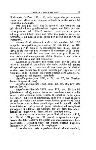 La giustizia amministrativa raccolta di decisioni e pareri del Consiglio di Stato, decisioni della Corte dei conti, sentenze della Cassazione di Roma, e decisioni delle Giunte provinciali amministrative