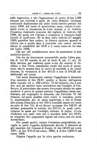 La giustizia amministrativa raccolta di decisioni e pareri del Consiglio di Stato, decisioni della Corte dei conti, sentenze della Cassazione di Roma, e decisioni delle Giunte provinciali amministrative